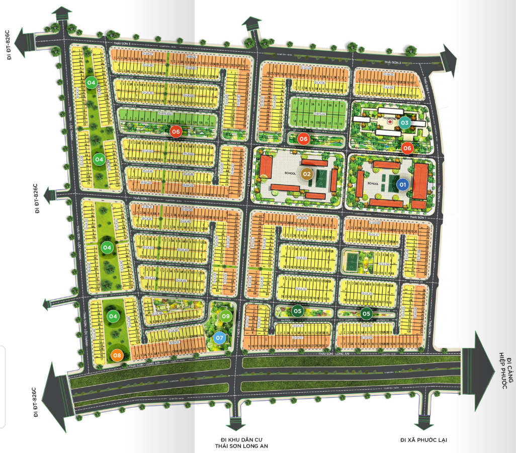 Mặt bằng phân khu dự án T&T City Millennia